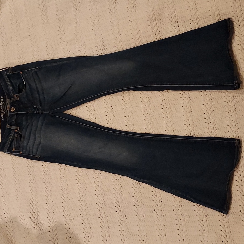 American Eagle Size 8 Boho Artist Jeans